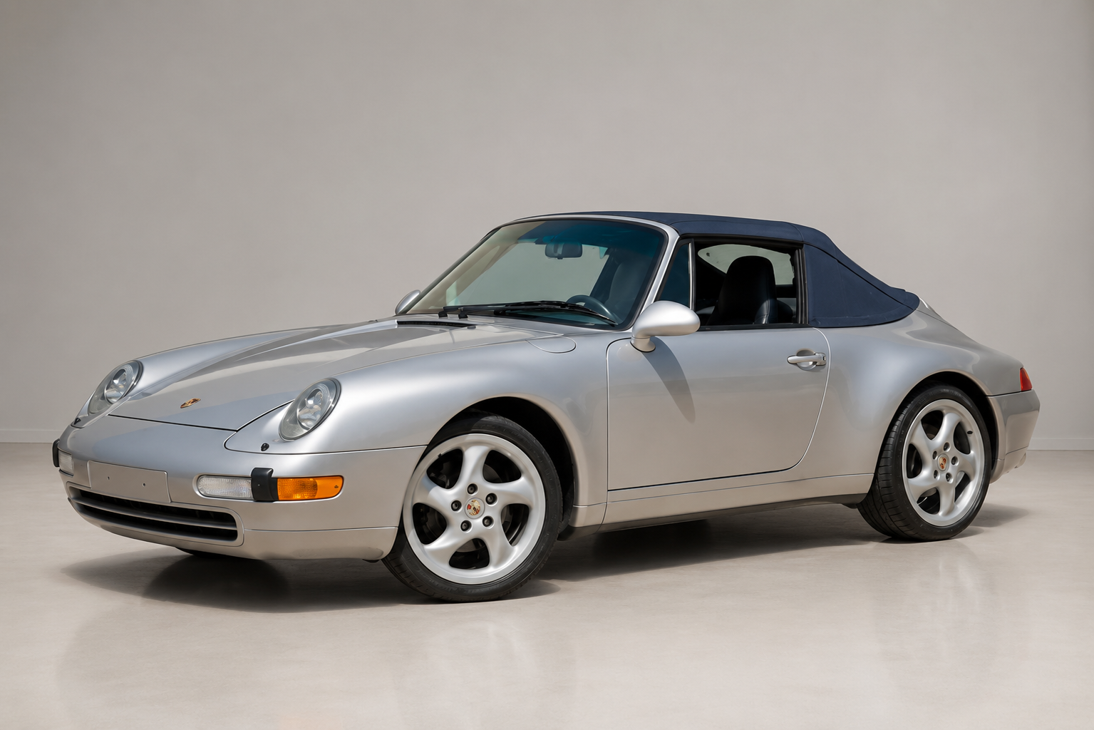 porsche-993-backdate-donor Porsche 993 Cabriolet donor car before backdate conversion